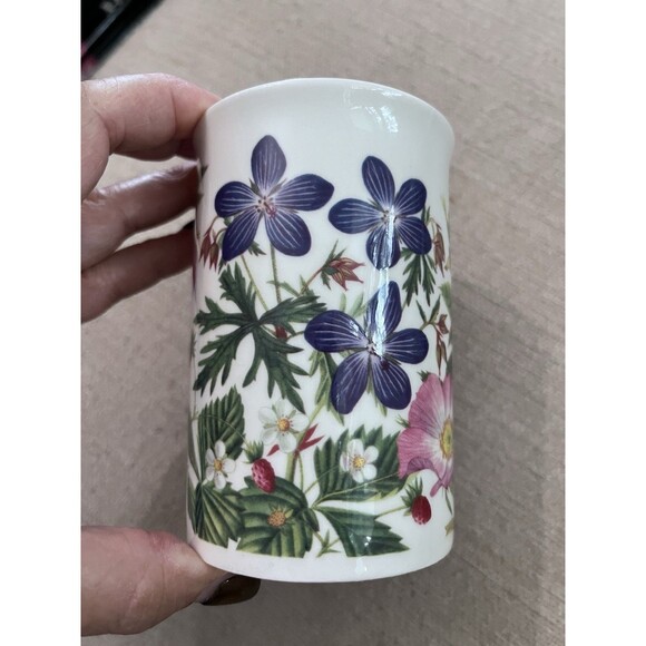 Dunoon Fine Bone China Floral Coffee Tea Mug Floral Garden Scotland Porcelain - Picture 6 of 9